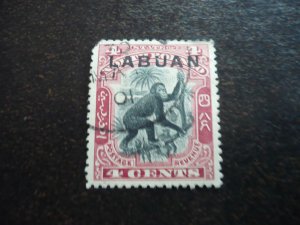 Stamps - Labuan - Scott# 96 - Used Part Set of 1 Stamp