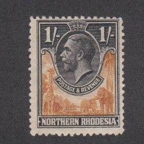 Northern Rhodesia # 10, King George V, Mint Hinged. 1/3 Cat.