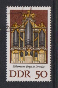 German Democratic Republic DDR #1710  used 1976 Silbermann organs  50pf