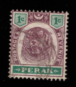 MALAYA Perak Scott 47 Used Tiger stamp