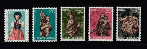 LIECHTENSTEIN - 100 Different - All MNH - 1972 to 1977 - Many Sets - High SCV