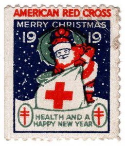 (I.B) US Cinderella : American Red Cross Christmas Seal (1919)