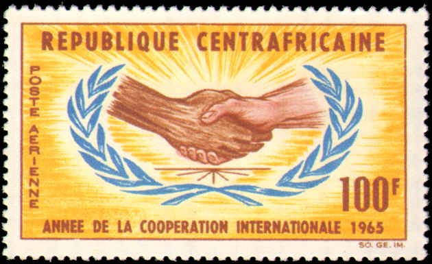 Central African Republic #C26, Complete Set, 1965, Never Hinged