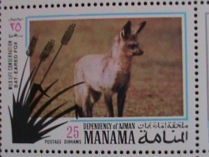 MANAMA-WILD LIFE CONSERVATION-ENDANGER ANIMALS- MNH BLOCK SET VERY FINE