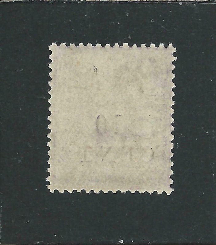 BRITISH HONDURAS 1888 10c on 4d MAUVE VLMM SG 28 CAT £70