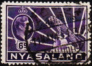 Nyasaland. 1938 6d S.G.136 Fine Used