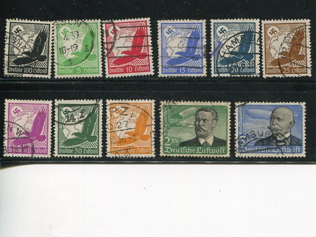 Germany  #C46-56  Used  Vf  - Lakeshore Philatelics