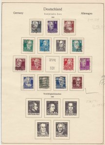 germany allied occupation stamps page 1948  ref 18743