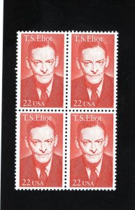 2239 T.S. Eliot, MNH blk/4