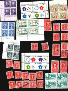 Canada Plate Blocks MINT