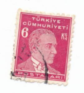 Turkey 1931 Scott 746a used - Mustafa Kemal Pasha, K Ataturk