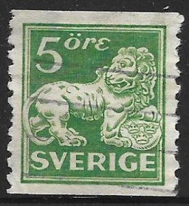 Sweden 116: 5o Lion, used, F-VF