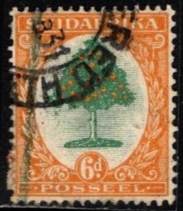 1926-1927 South Africa Scott #- 23a,b-25a,b Definitive Issue Set/6 Used