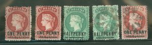 St. Helena #12/35 Unused