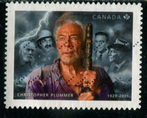 3303 Canada (92c) Christopher Plummer SA, used