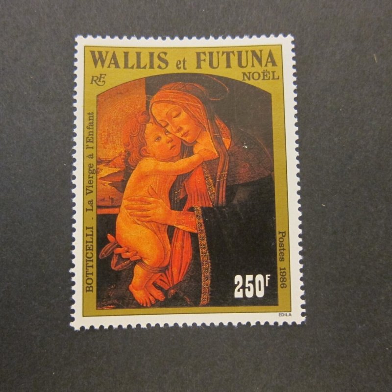 French Wallis and Futuna Islands 1986 Sc 346 Christmas Religion set MNH