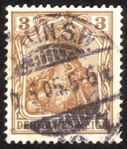 1902, Germany 3pfg, Used, Mi 69b