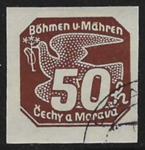 Bohemia and Moravia #P8 (1939), used single