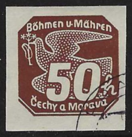 Bohemia and Moravia #P8 (1939), used single
