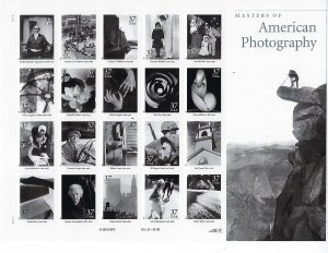 US #3649 2002 AMERICAN PHOTOGRAPHY - PANE OF 20 37C  STAMPS-MINT NEVER HINGED