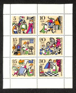 Germany - DDR, Postage Stamp, #973a Mint Hinged, 1967 Fairy Tales (BC)