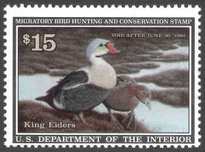 MNH 1991 Scott #RW58** Federal Duck Stamp