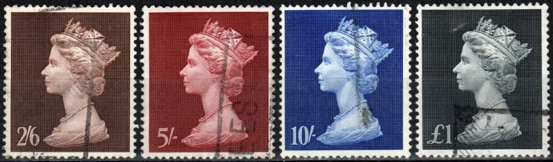 Great Britain #MH18-21   F-VF Used CV $7.45 (X2320)