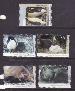 AAT-Sc#L83-7 exL86A- id7-unused NH set-Marine Life-Birds-Seals-1992-