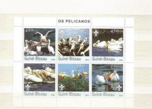 GUINEA BISSAU BIRDS /SCOUTS MNH