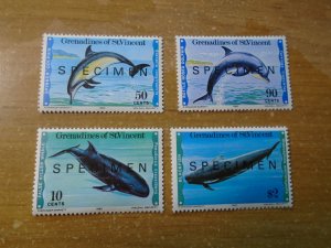 St Vincent   Grenadines   #  183-86   MNH   O/P  Specimen