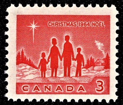 Canada 434 MNH VF 3 Cent Christmas Noel