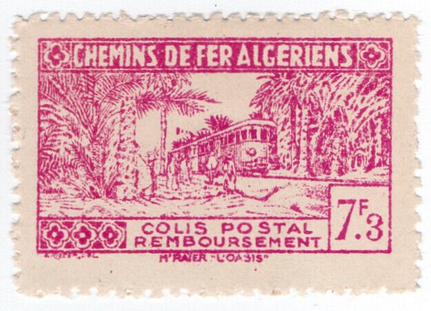 (I.B) France Colonial Railway : Algeria Chemins de Fer 7.3F