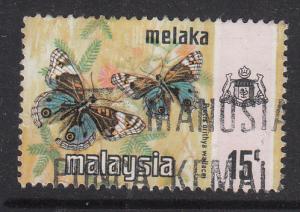 Malaysia Malacca 1977 Sc 79a Harrison Printing 15c Used