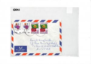 CA343 Zaire BALLOONS FLAGS Airmail Cover MISSIONARY VEHICLES PTS