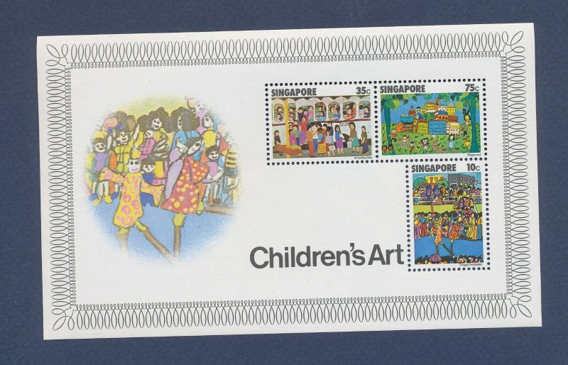 SINGAPORE - Sc 287a  - MNH S/S - Children's Art - 1977