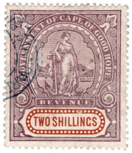 (I.B) Cape of Good Hope Revenue : Stamp Duty 2/- (1898)