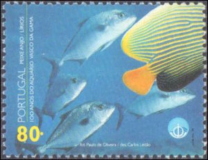 Portugal #2223-2224, Complete Set(2), 1998, Marine Life, Fish, Never Hinged