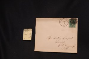 US 158 or 184 on cover Rochester NY fancy to Kennedy NY (#1922)