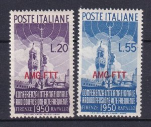 1950 - ITALY - TRIESTE Zone A - Sc#77-78 - MNH**