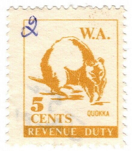 (I.B) Australia - Western Australia Revenue : Revenue Duty 5c