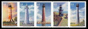 USA 4313a  MNH     Light house strip of 5 (2009)