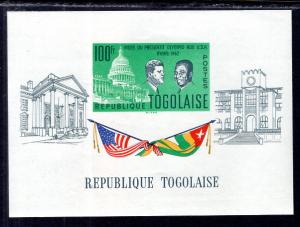 Togo 437a John F Kennedy Souvenir Sheet MNH VF