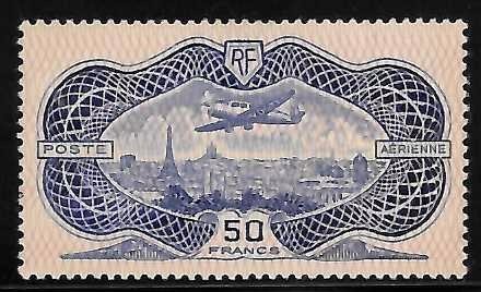 FRANCE 1936 SC# C15 AIR MAIL Mint XF NH $1700.00 With 2 Cert (Jean Claude Fourca