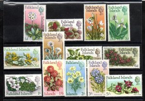 Falkland Is. 166-178 Set Mint never hinged