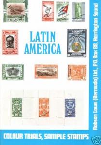 Latin America Colour Trials, Sample Stamps, by Robson Lowe. NEW