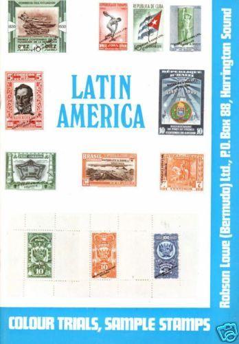 Latin America Colour Trials, Sample Stamps, by Robson Lowe. NEW 