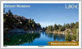 Scott #868 Lake Moreno MNH