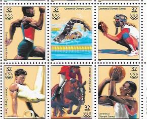 US MNH Sheet  #3068  Atlanta 1996 - 20 Olympic eventgs.