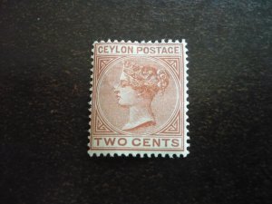 Stamps - Ceylon - Scott# 85 - Mint Hinged Part Set of 1 Stamp