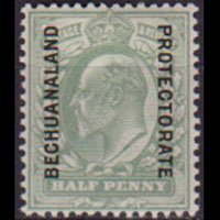 BECHUANALAND 1908 - Scott# 80 King Opt. Set of 1 NH